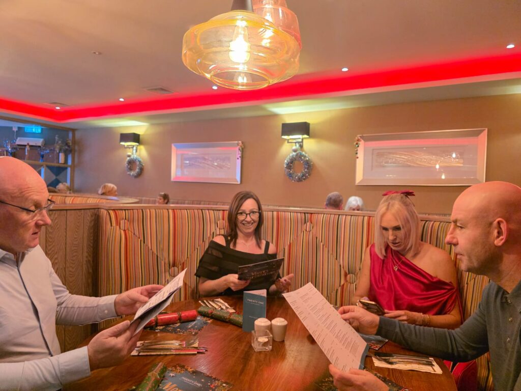 L-R Jim, carol, Louise, Mark